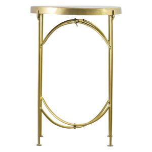 Fonda Side Table in Brass