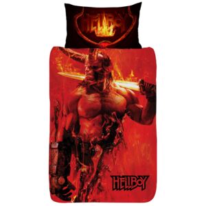 Hellboy Single Duvet Cover and Pillowcase Set