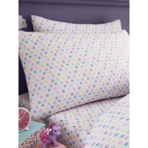 Colourful Stars Single Fitted Sheet and Pillowcase Set