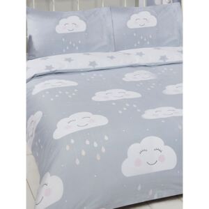 Happy Clouds Double Duvet Cover and Pillowcase Set