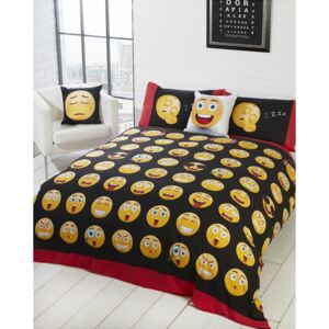 Emoji Icons Double Duvet Cover and Pillowcase Set