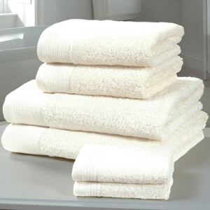 Chatsworth 4 Piece Towel Bale White - 2 Hand Towels, 2 Bath Towels