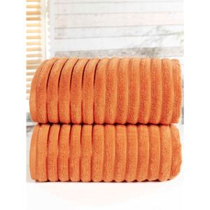 Ribbed 2 Piece Towel Bale Spice