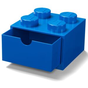 Lego Brick Storage Desk Drawer 4 - Blue