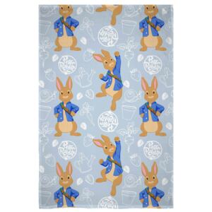 Peter Rabbit Hopping Fleece Blanket