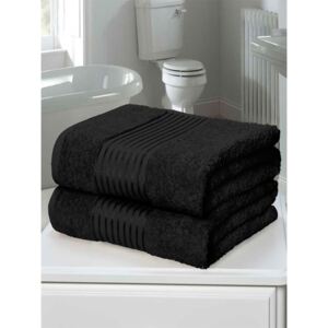 Windsor 2 Piece Towel Bale Black