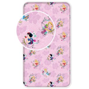 Disney Princess Single Fitted Cotton Bed Sheet