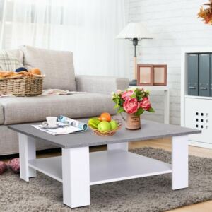 2 Tier Square Coffee Table