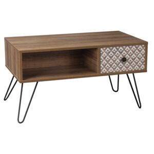 Casablanca Coffee Table with Hairpin Legs