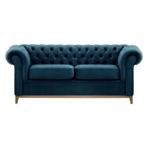 Chesterfield Wood 3-Seater Sofa