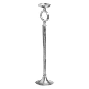 Farrah Silver Large Decor Candle Stand