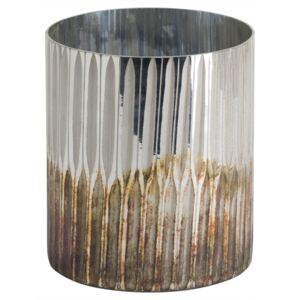 Grey & Bronze Ombre Candle Holder
