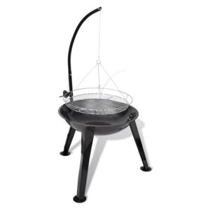 VidaXL BBQ Stand Charcoal Barbecue Hang Round