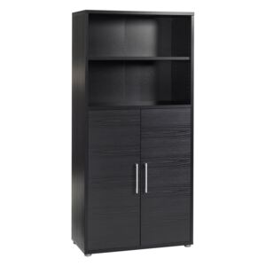 Prima Woodgrain 2 Doors Cabinet With 4 Shelves