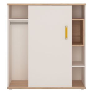 4Kids Oak & White High Gloss Low Cabinet
