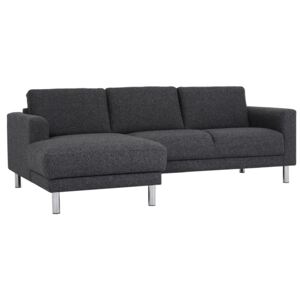 Cleveland Antracit Fabric Chaise Longue Sofa (LH)
