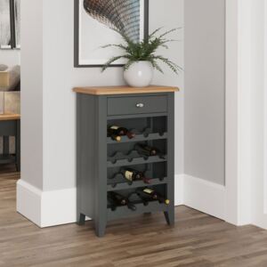 Grantham Oak Top Wine Cabinet