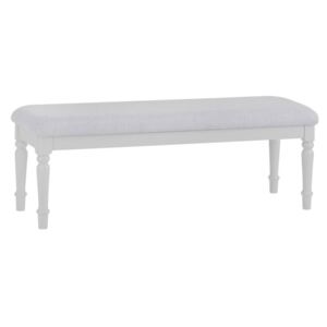 Marseille Soft Grey Painted Bedroom Bench