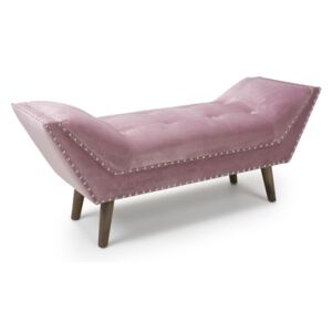 Mulberry Brushed Velvet Tufted Button Chaise