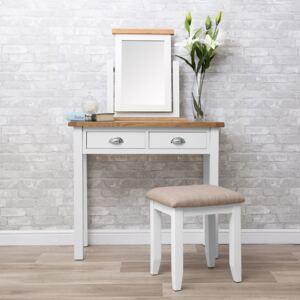 Chester White Painted Oak Dressing Table