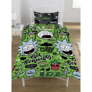 Rick and Morty Get Schwifty Single Duvet Cover Set