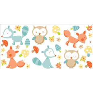 Forest Friends Wall Stickers - 29 Pieces
