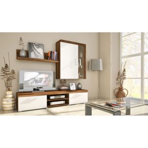 FURNITOP Modular Living Room Furniture SAMBA MINI 1 plum / cream
