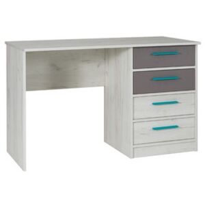 FURNITOP Desk with Drawers REST R06