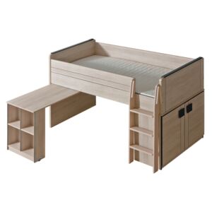 FURNITOP Bunk Bed with Desk GUMI GM15