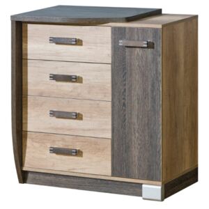 FURNITOP Chest of Drawers 1D4SZ ROMERO RM14L