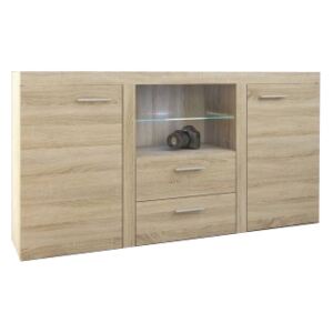 FURNITOP Chest of Drawers RUMBA/RODOS 2D2SZ sonoma/sonoma