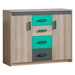 FURNITOP U11 Chest of Drawers 2D4SZ TIMO