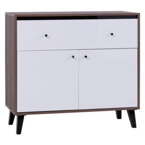 FURNITOP Chest Of Drawers 2D1SZ OVG5 OVIEDO GLOSS