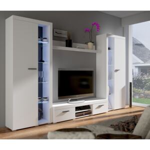 FURNITOP Cheap Living Room Furniture RUMBA/RODOS XL White