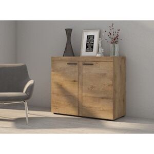 FURNITOP Chest of Drawers RUMBA/RODOS 2D Oak Lefkas