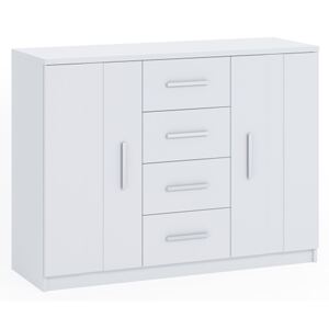 FURNITOP Chest of Drawers 2D4SZ BONO white