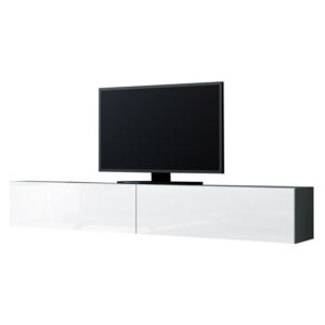 FURNITOP Floating TV Cabinet VIGO GREY B VG1 180 grey / white gloss