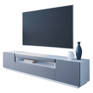 FURNITOP TV Cabinet DONE white / grey