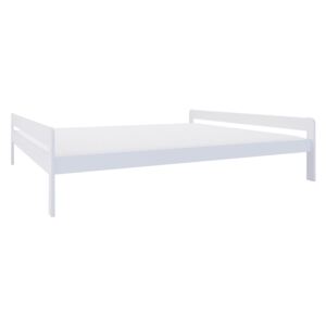 FURNITOP Single Bed CARLO 160x200cm White