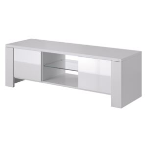 FURNITOP TV Stand WEST white gloss