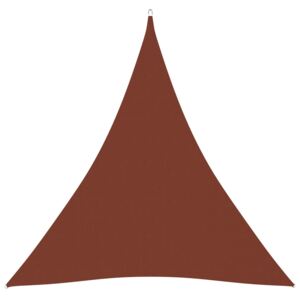VidaXL Sunshade Sail Oxford Fabric Triangular 3x3x3 m Terracotta