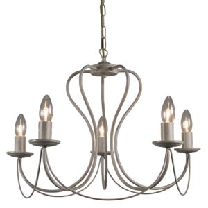 Classic chandelier taupe - Como 5