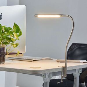 Design desk lamp aluminum with clamp incl. LED - Lionard