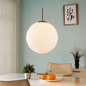 Modern round hanging lamp opal glass 35 cm - Marike