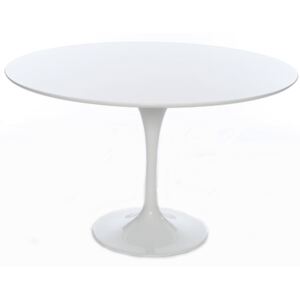 White Eero Saarinen Style Tulip Round Table 120cm
