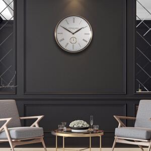 Thomas Kent 48cm Greenwich Timekeeper Wall Clock - White