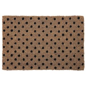 Natural and Black Spots Doormat - 40x60cm