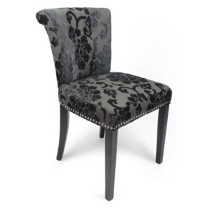 Sario Baroque Velvet Accent Chair x 2