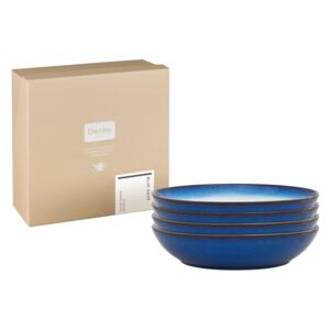 Blue Haze 4 Piece Pasta Bowl Set