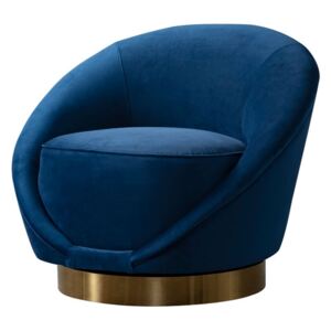Selini Swivel Chair - Navy Blue